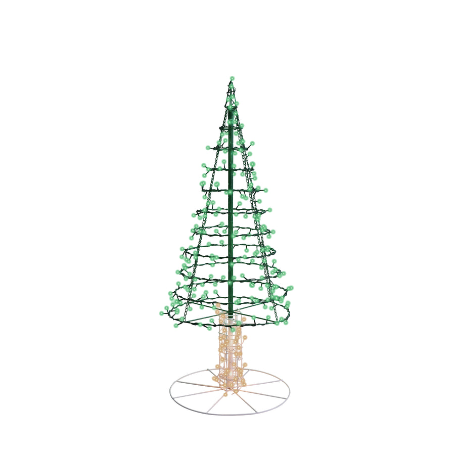 Green Alpine Tree LED Light Display