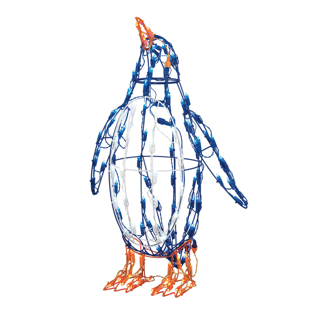 Standing Penguin LED Light Display