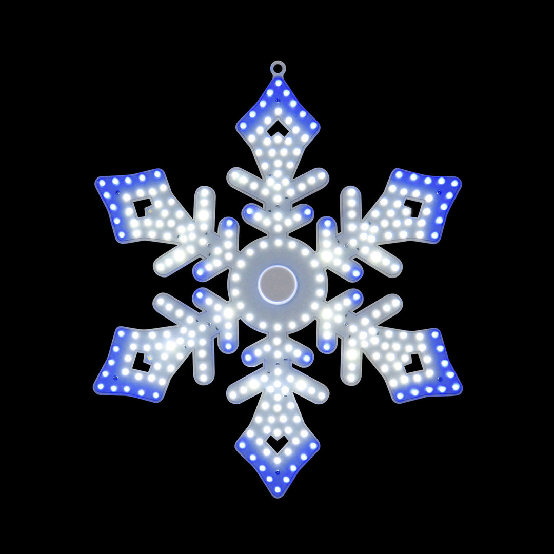 Hi-Vibrant 16-Inch Snowflake LED Light Display