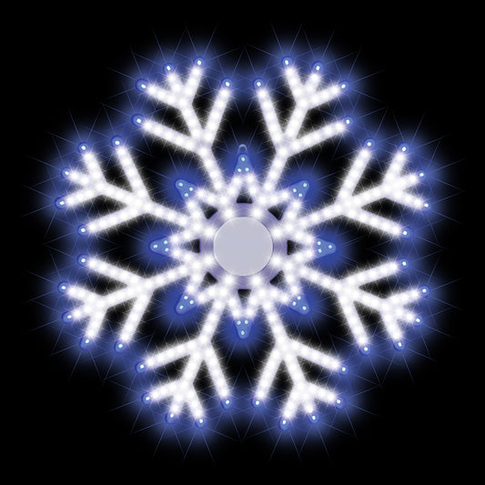 Hi-Vibrant Snowflakes Style 1 - 24"