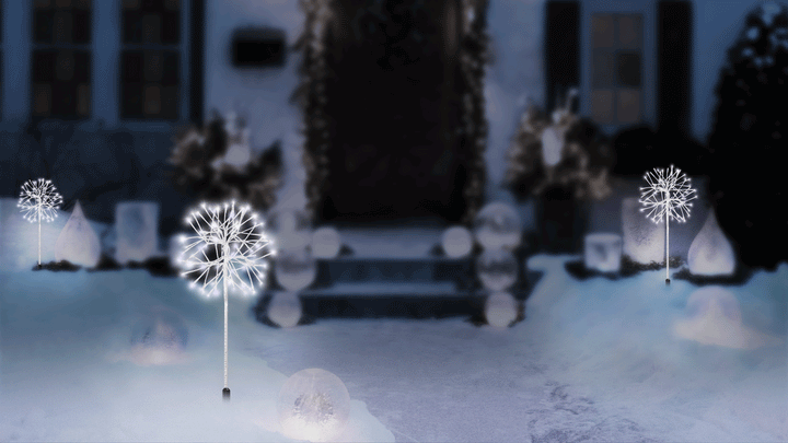 Snowburst 3-Pack LED Light Display