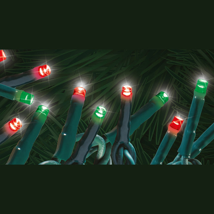 Low Voltage "Starry-Pro Lights" LED String Set Red and Green 8