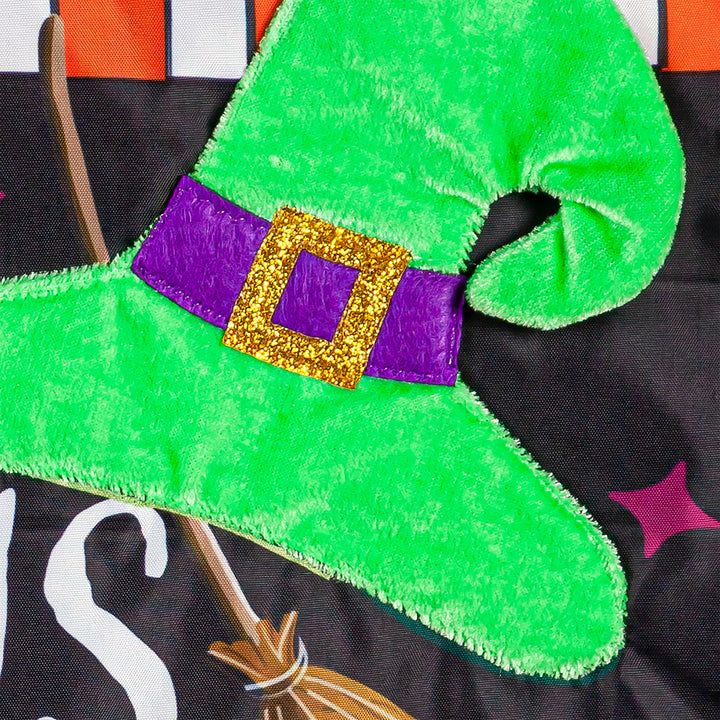 Hocus Pocus Time Applique Garden Flag