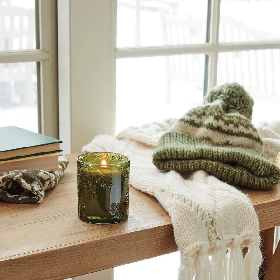 Thymes Frasier Fir Candle Green Glass