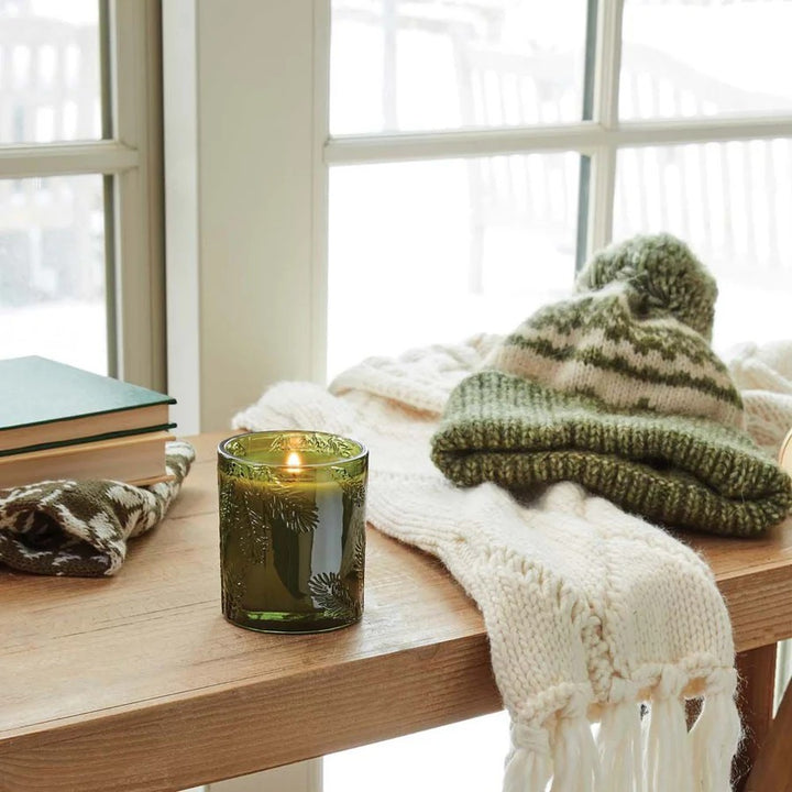 Thymes Frasier Fir Candle Green Glass