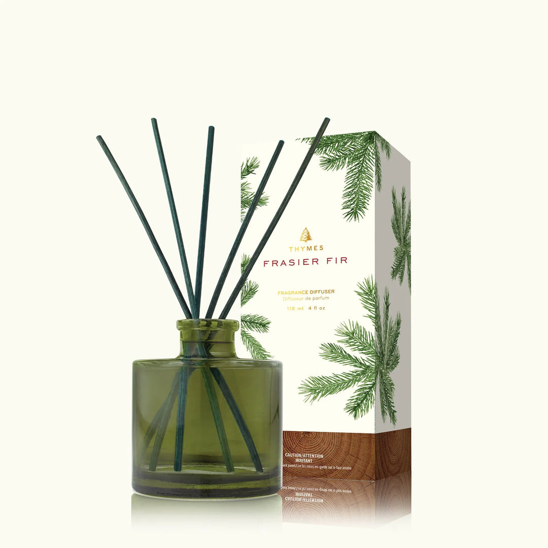 Thymes Frasier Fir Petite Reed Diffuser Petite Reed Diffuser, Green