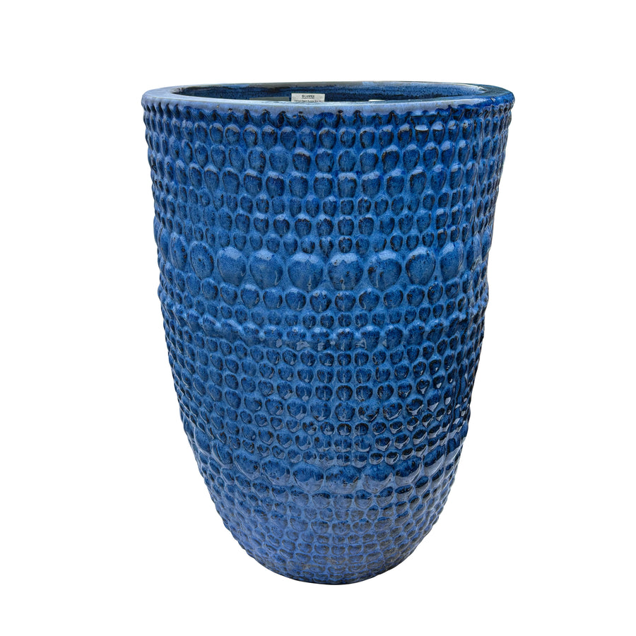 Diamond Beach Pot Running Blue