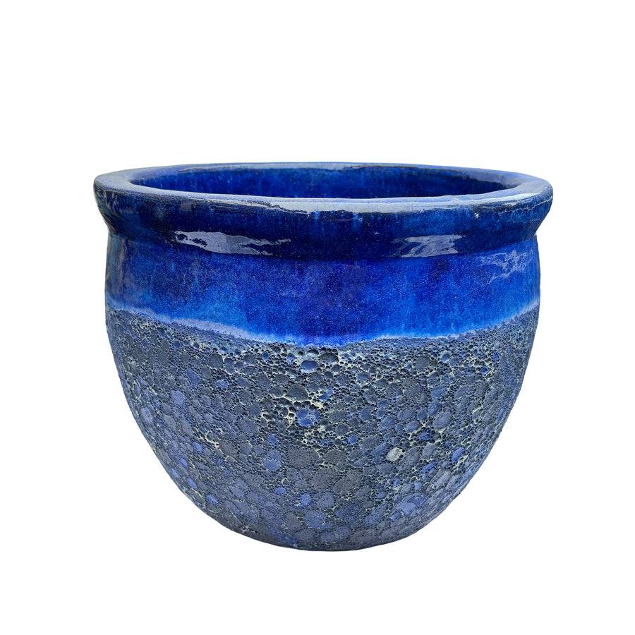Delta Rimmed Pot Blue