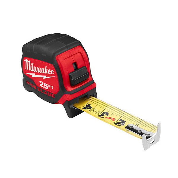 Milwaukee Wide Blade Tape Measure 25'