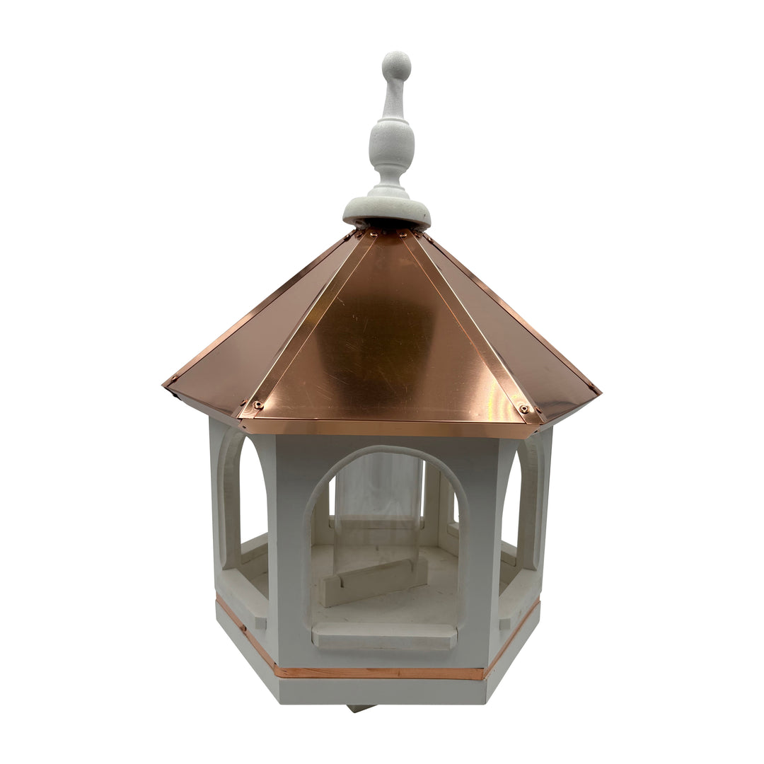 Small Vinyl Birdhouse with Copper Roof