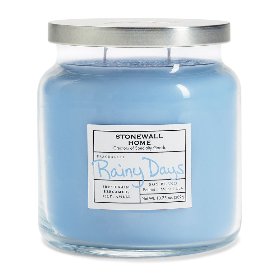 Stonewall Home Rainy Days Candle 13.75 Ounces