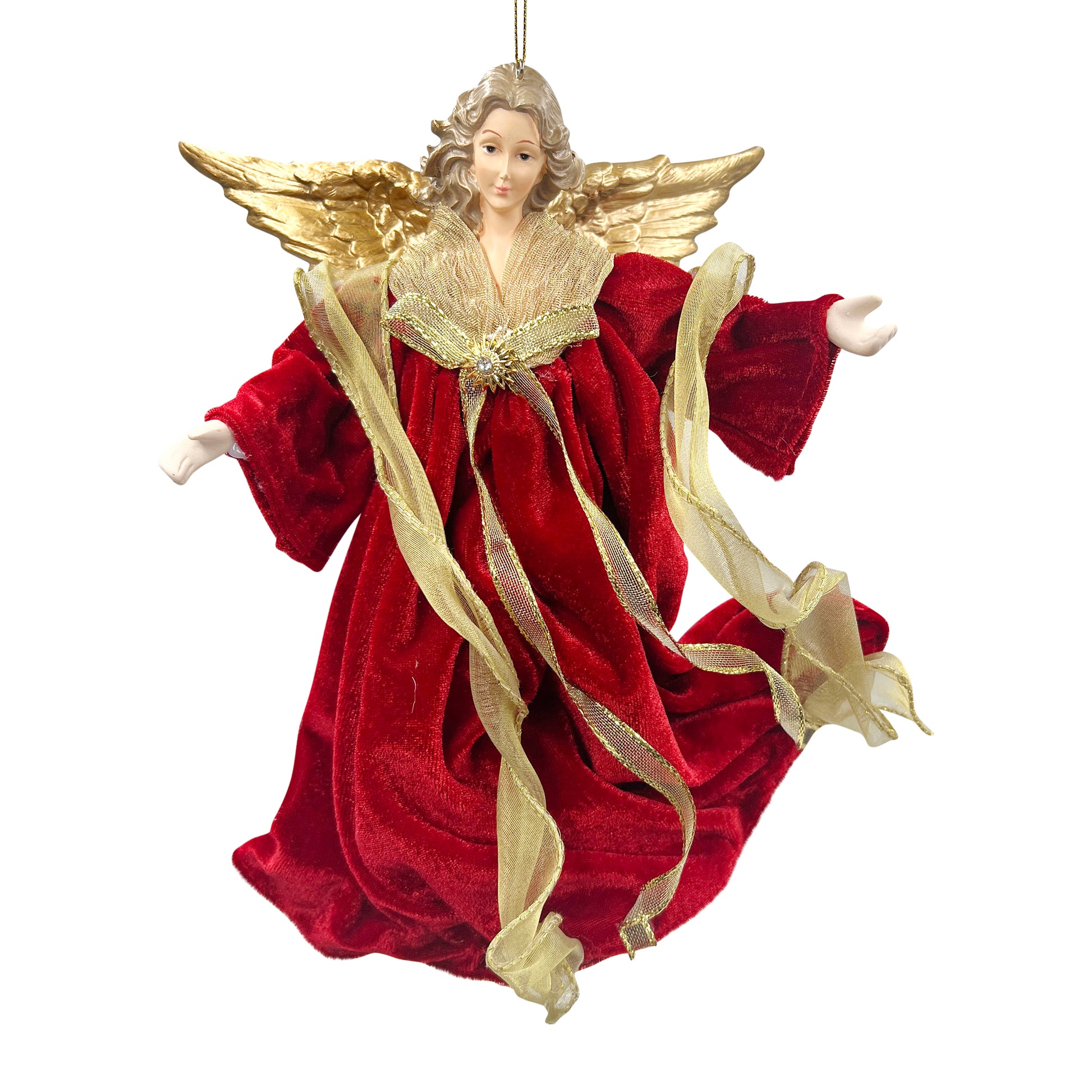 Flying Angel in Burgundy 10"