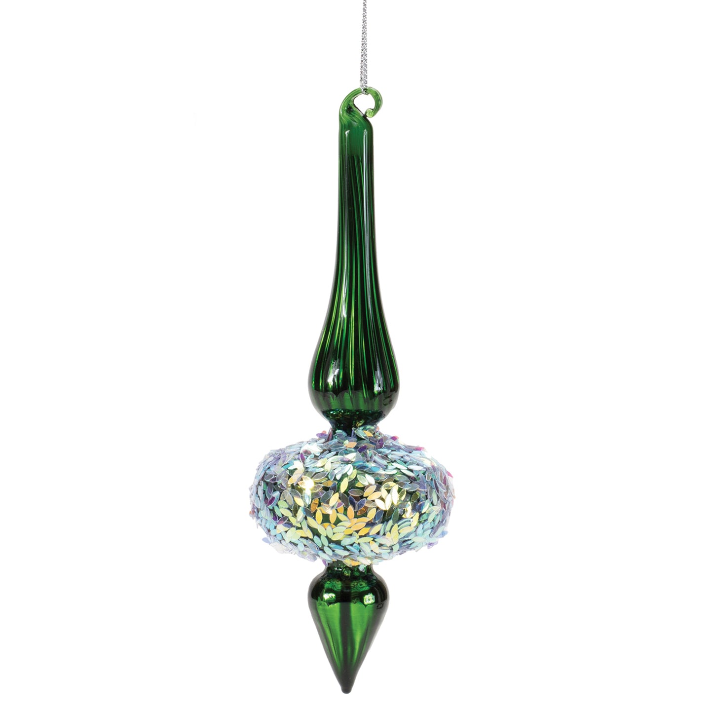 Green Drop Ornament