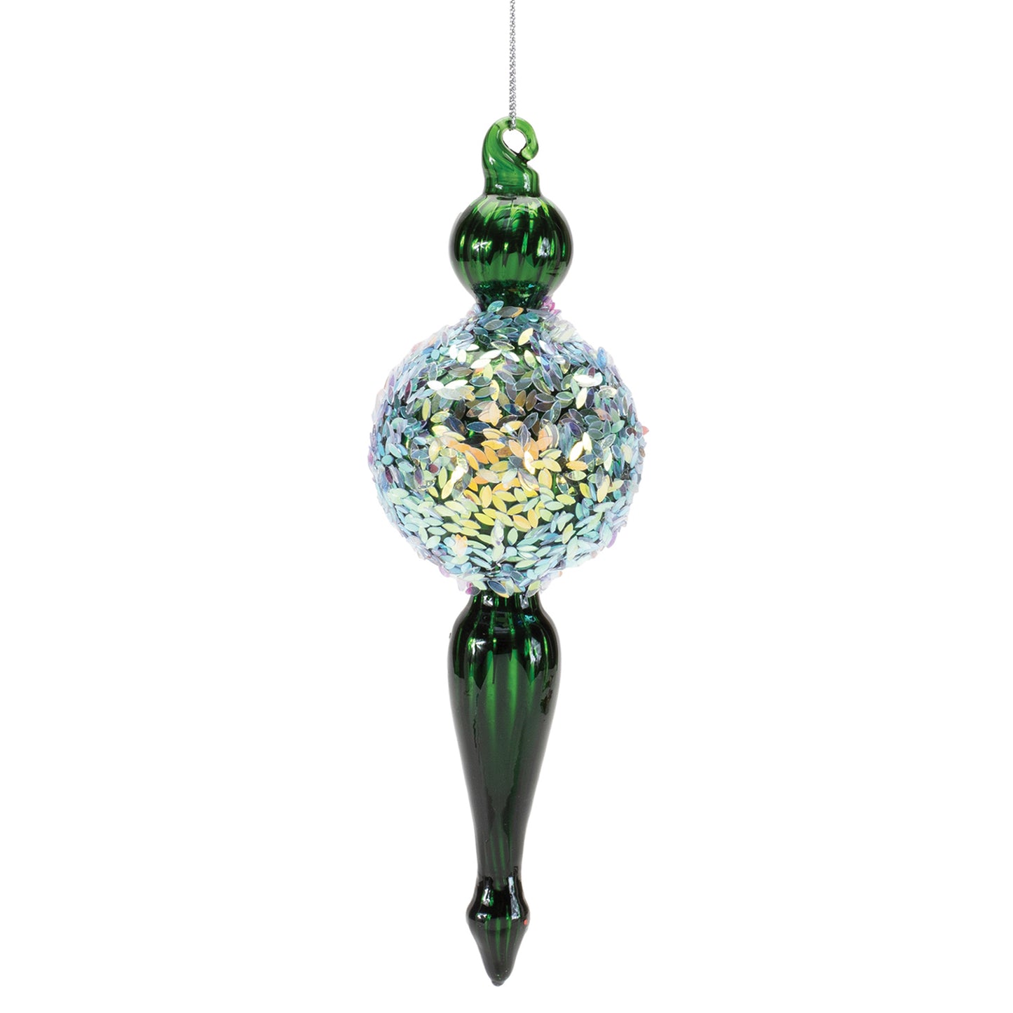 Green Drop Ornament