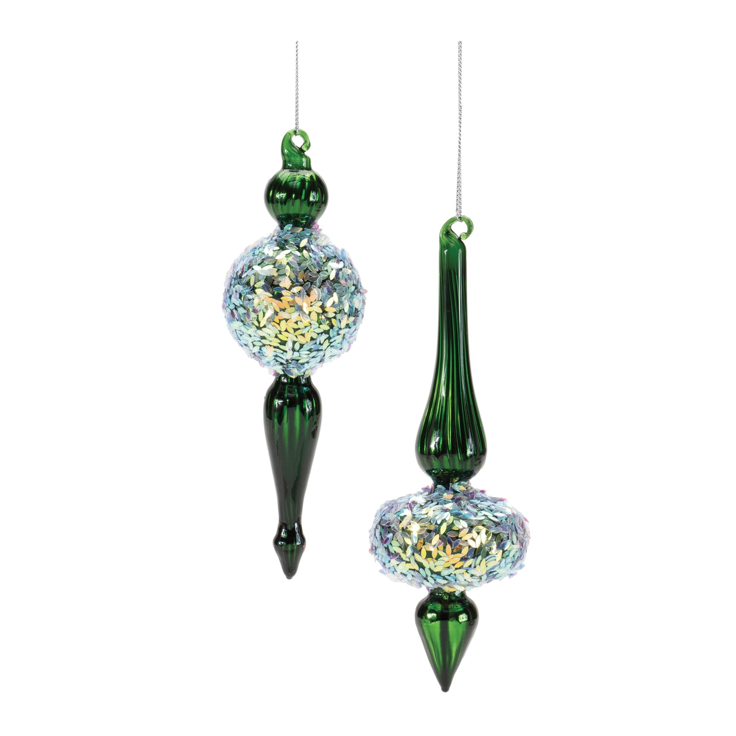 Green Drop Ornament