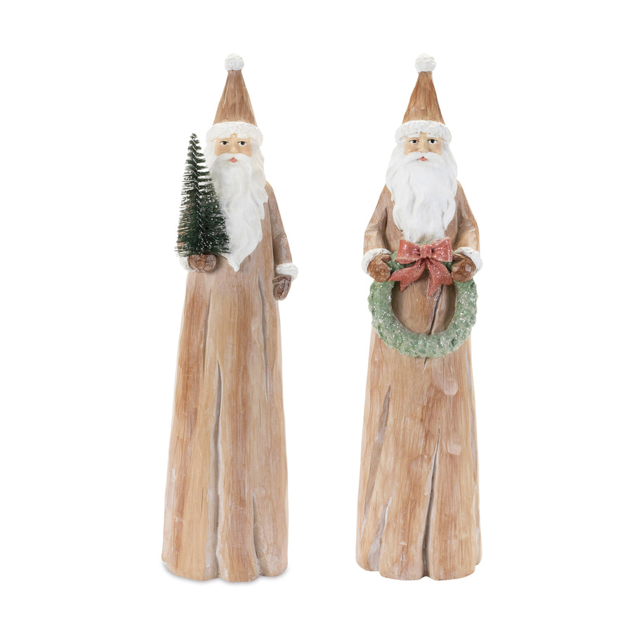 Natural Tone Santa Figure