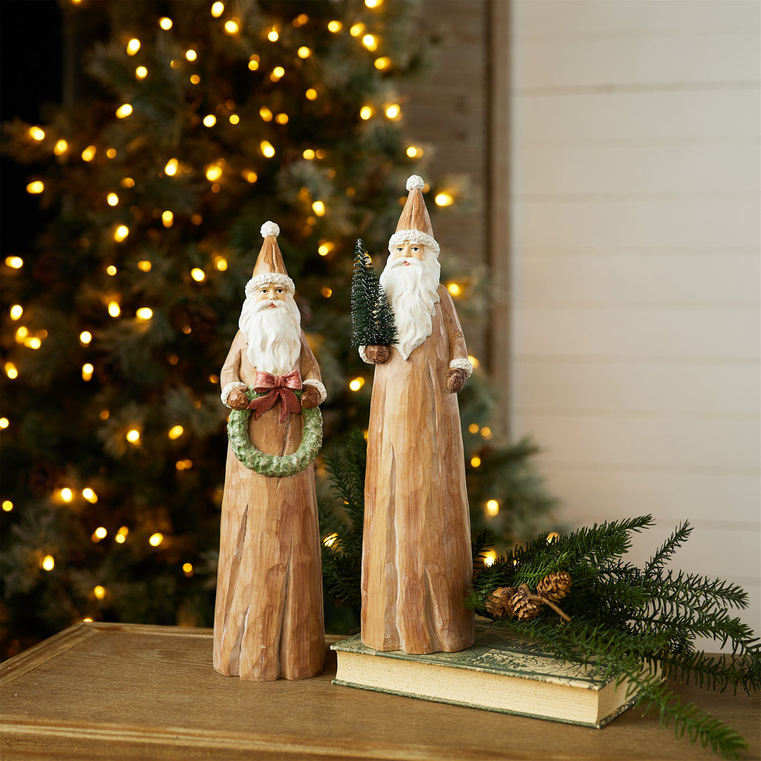 Natural Tone Santa Figure