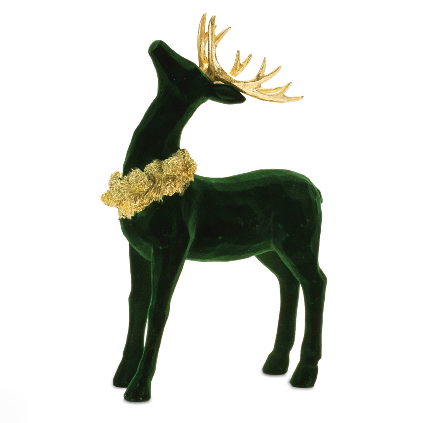 Green Deer Figurine