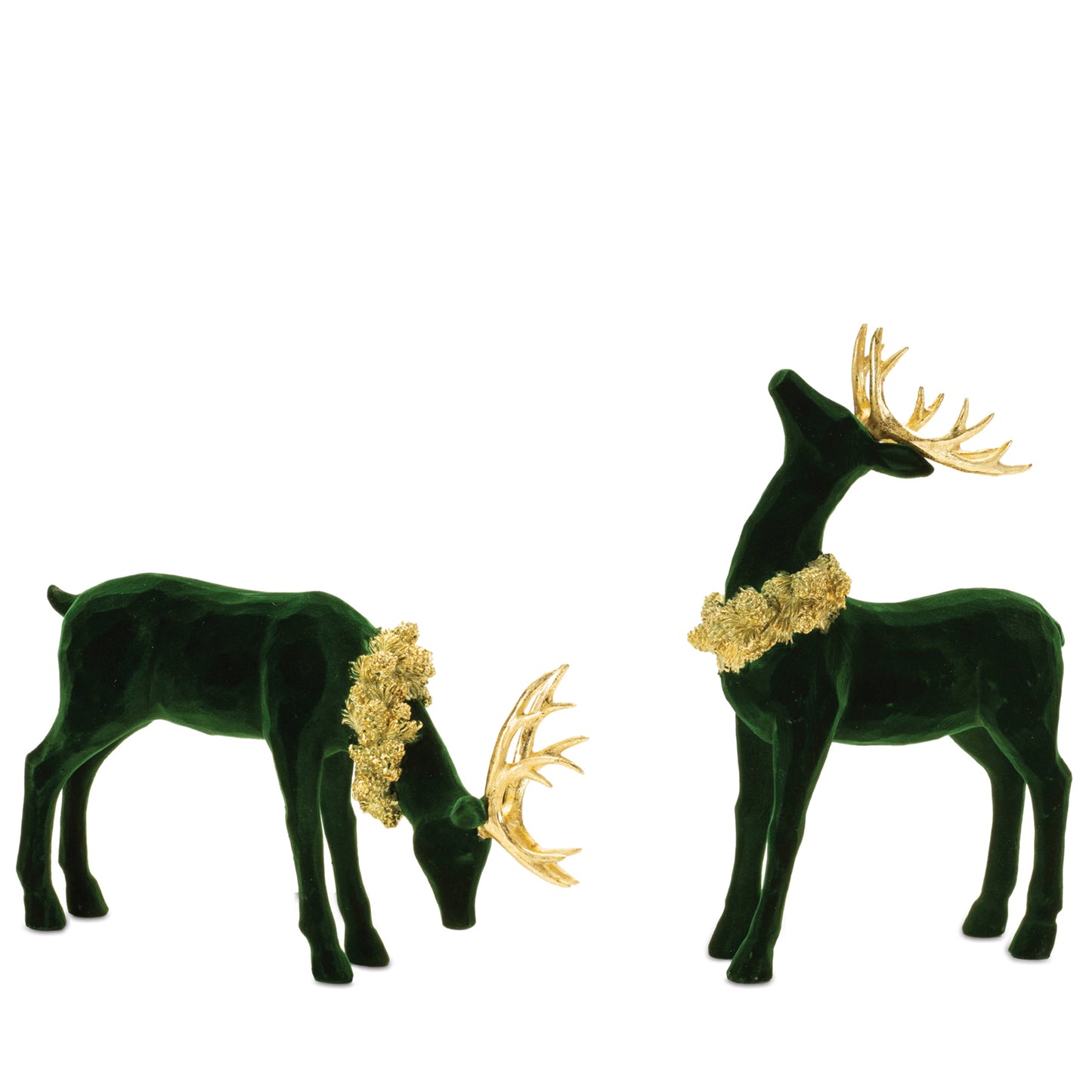 Green Deer Figurine