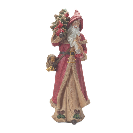 Resin Santa with Gifts Statuette - 20.5"