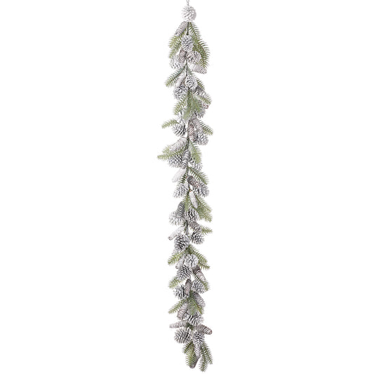 Frosted Spruce Garland 6 foot