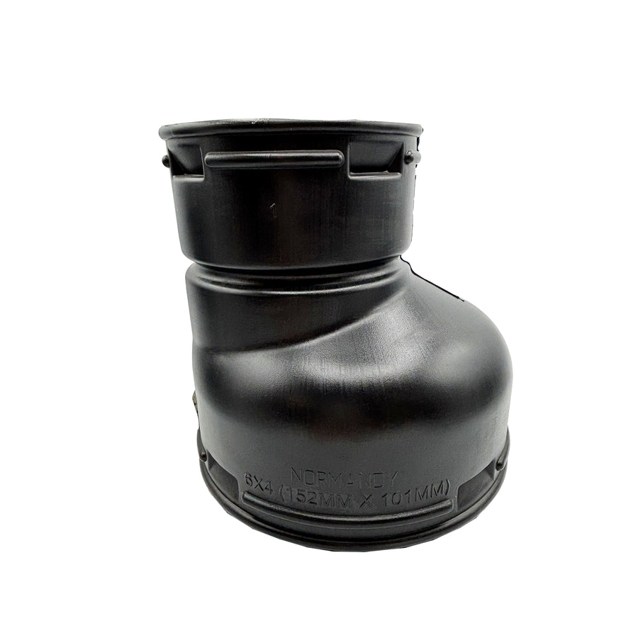 Black Corrugated Pipe DWall Reducer Fitting