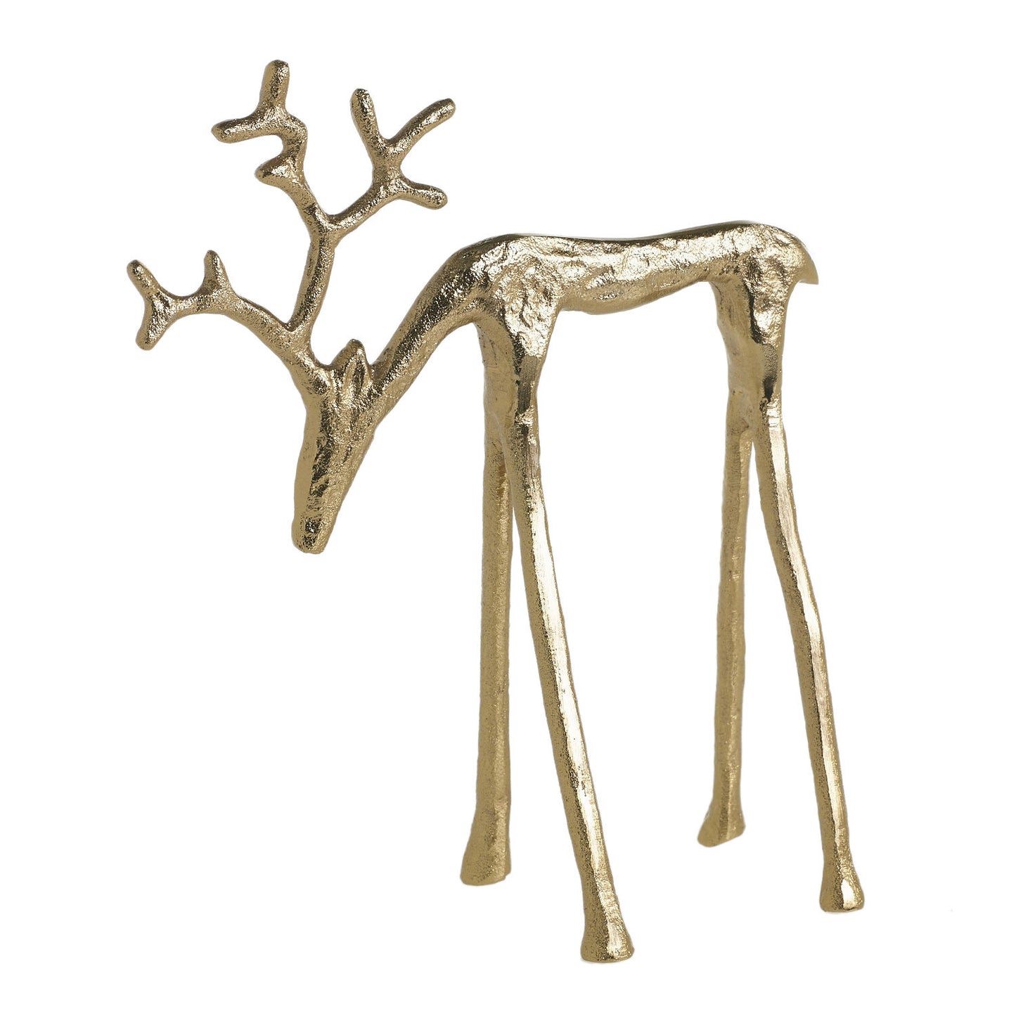 Metal Reindeer Figurine