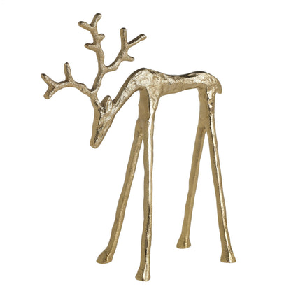 Metal Reindeer Figurine Large