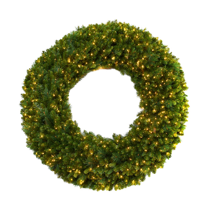 Artificial Pine Wreath with Starry Lights 60 Inches