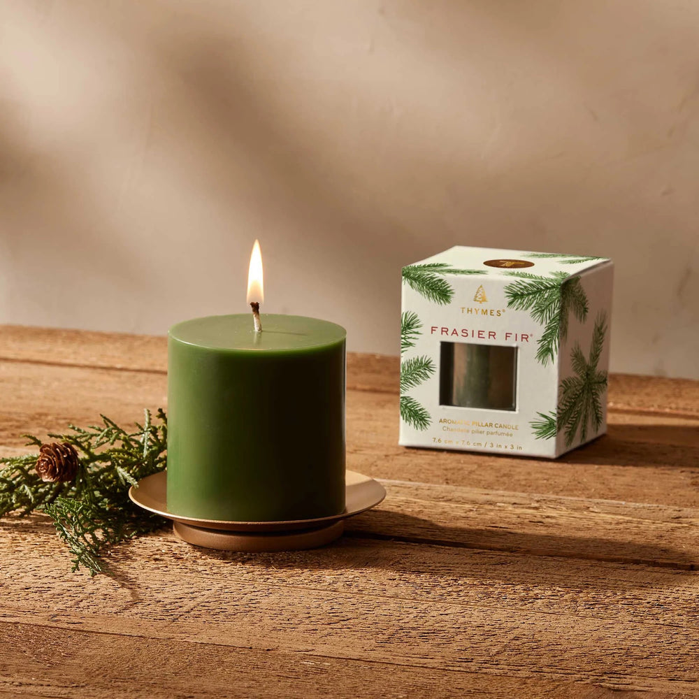 Thymes Frasier Fir Pillar Candle