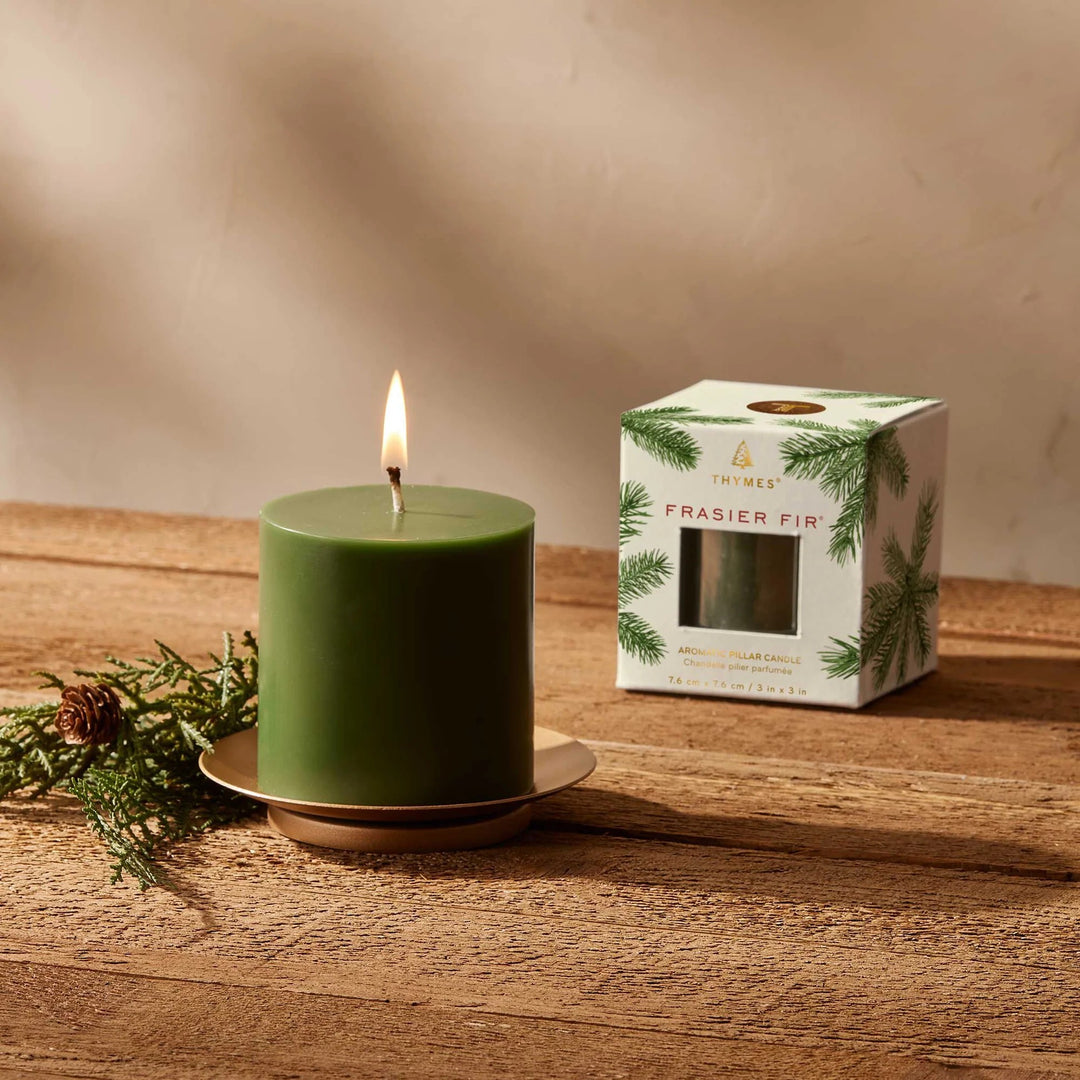 Thymes Frasier Fir Pillar Candle