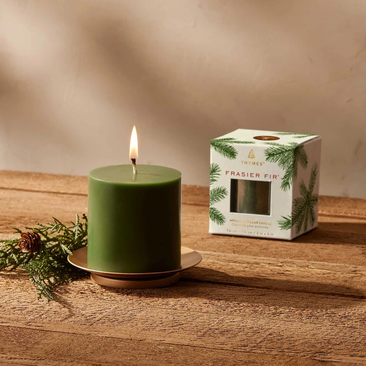 Thymes Frasier Fir Pillar Candle