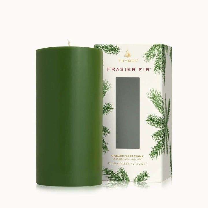 Thymes Frasier Fir Pillar Candle Large