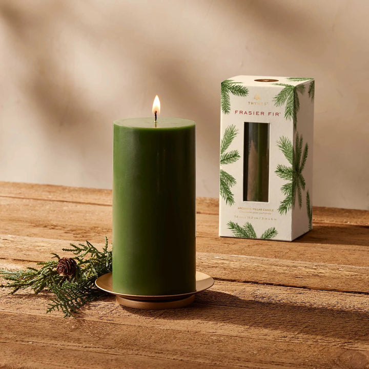 Thymes Frasier Fir Pillar Candle