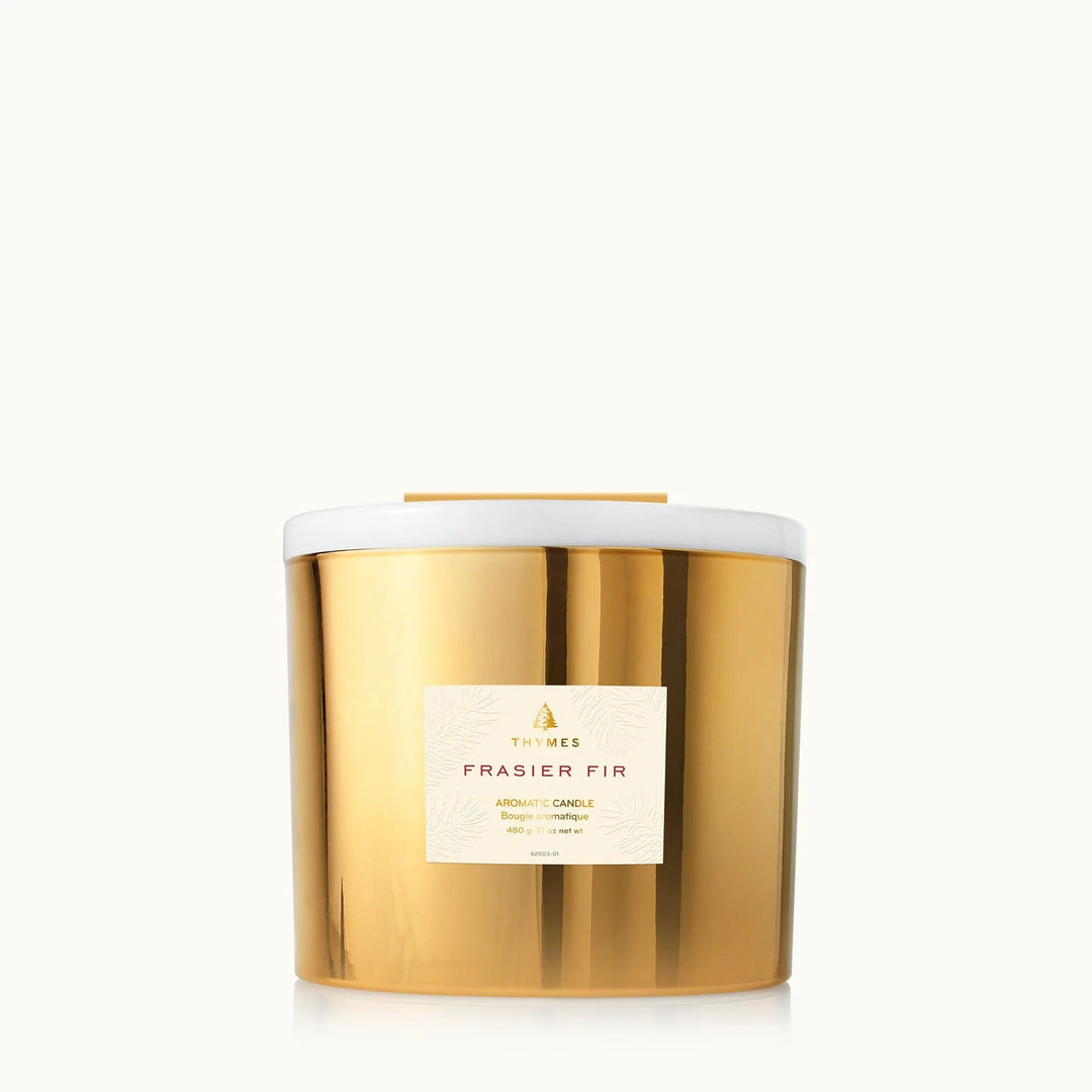 Thymes Frasier Fir Candle Gold