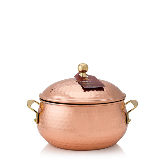 Simmered Cider 3-Wick Candle in Copper Pot