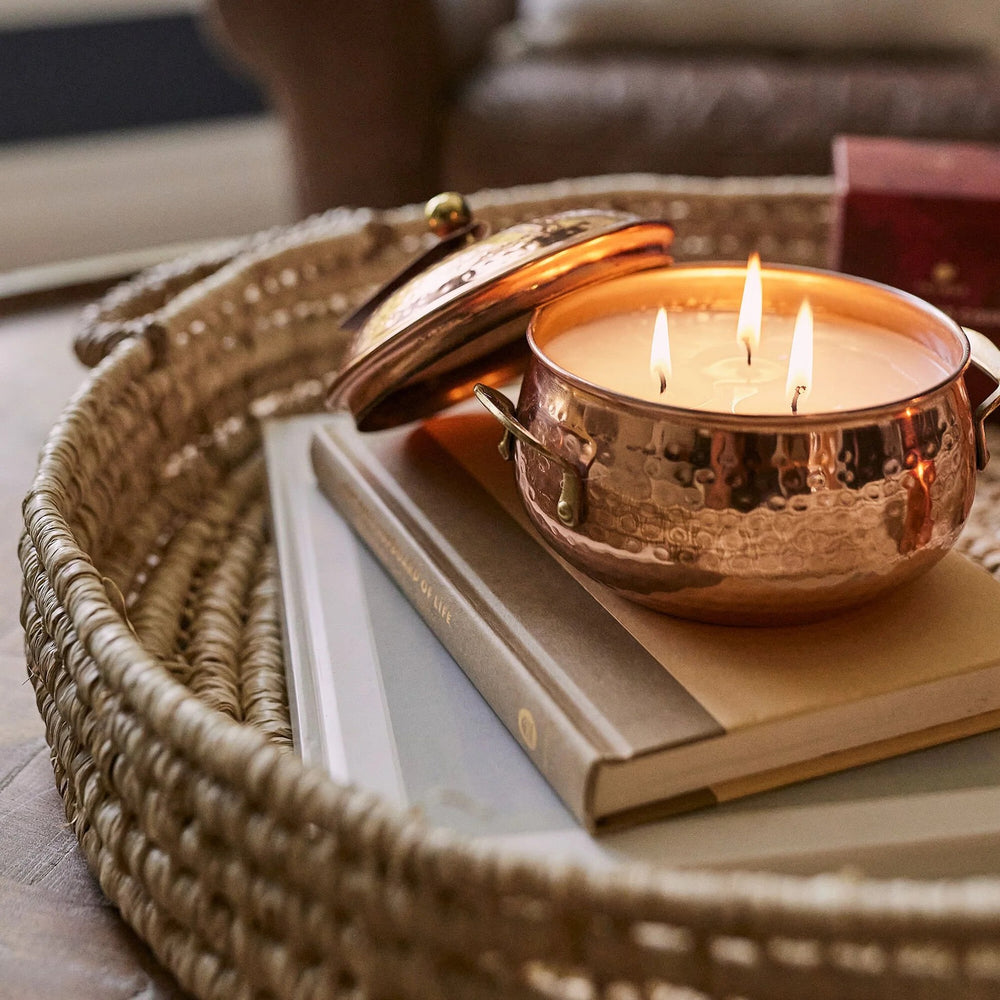 Simmered Cider Copper Pot Candle