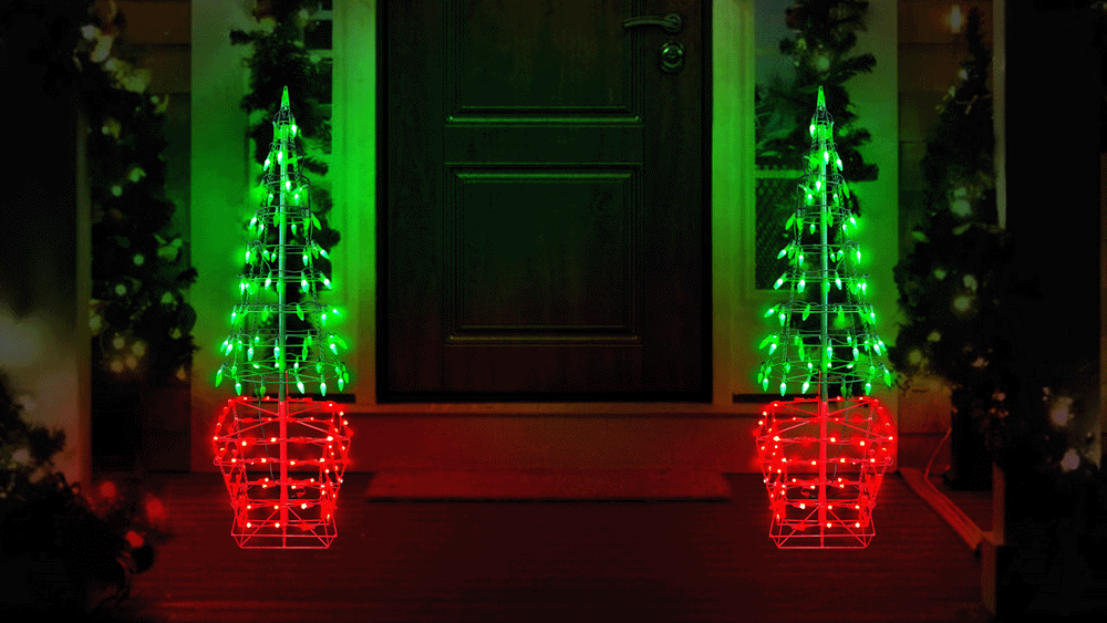 Tree Topiary LED Light Display