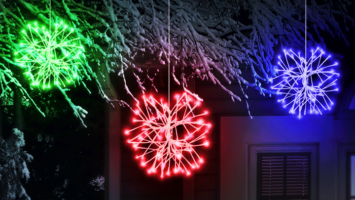Snowburst 3-Pack LED Light Display