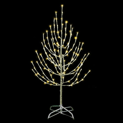 LED Lit Birch Twig Tree