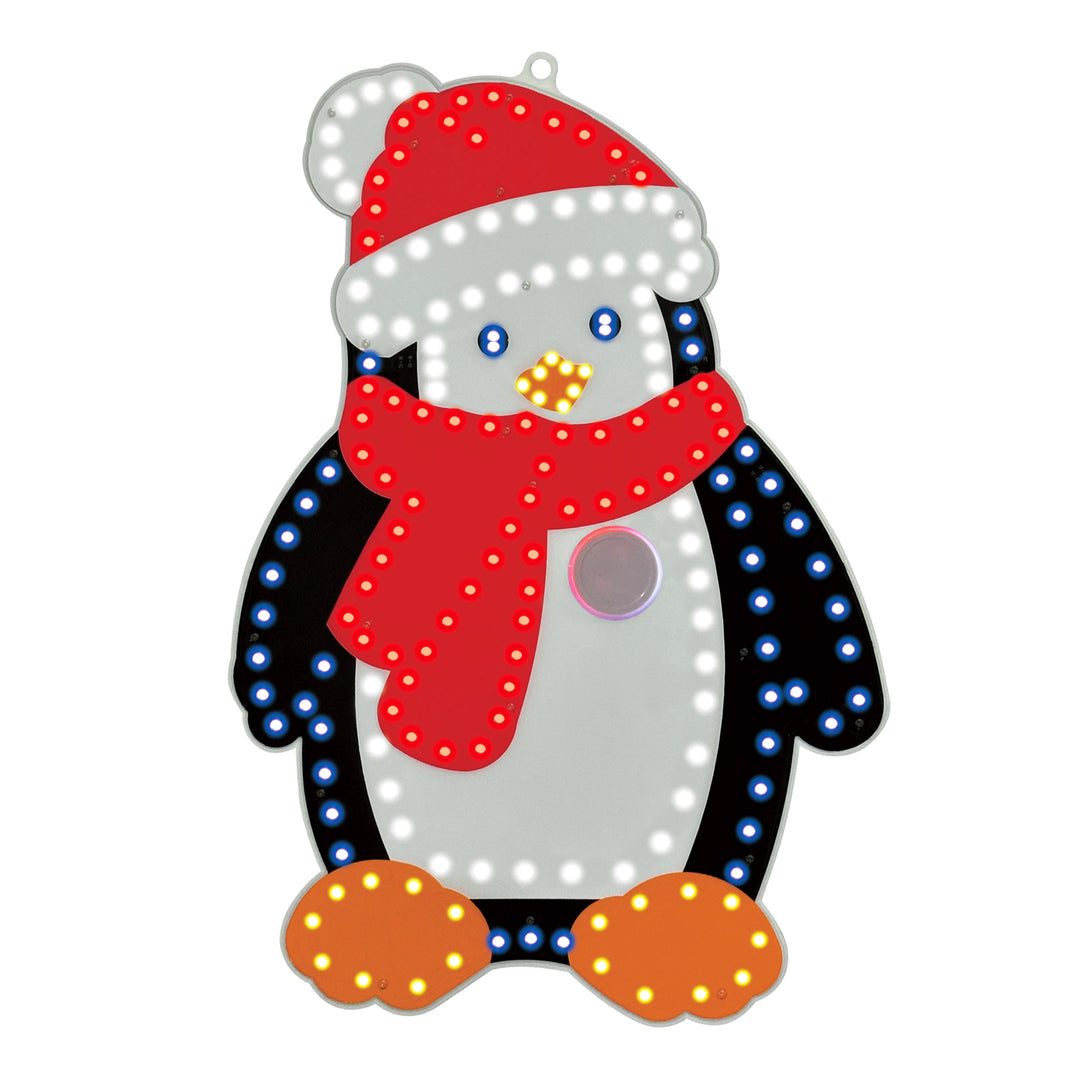 Hi-Vibrant Penguin LED Light Display