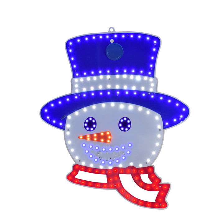 Hi-Vibrant "Motion and Singing" Snowman LED Light Display