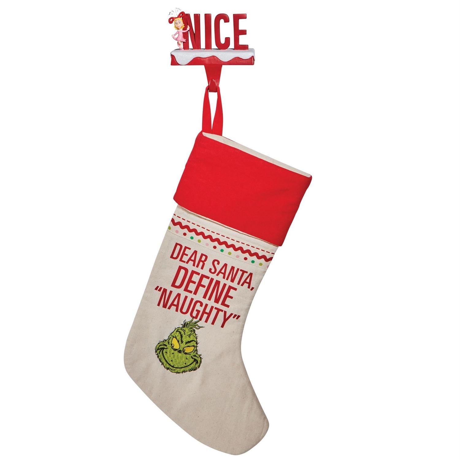 Cindy Lou Stocking Holder Hook