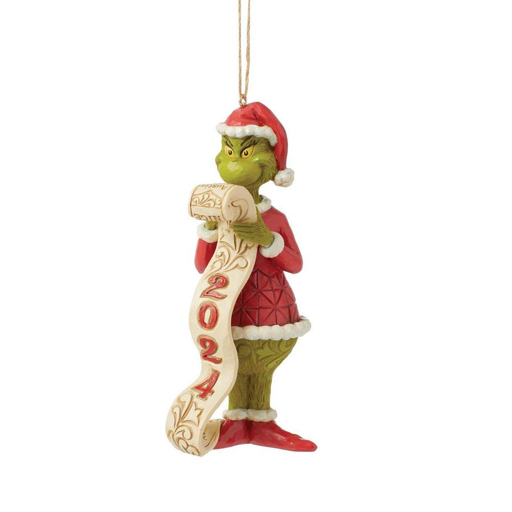 Grinch Ornament Dated 2024 by Jim Shore