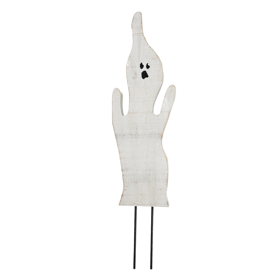 Wooden Ghost Yard Stake