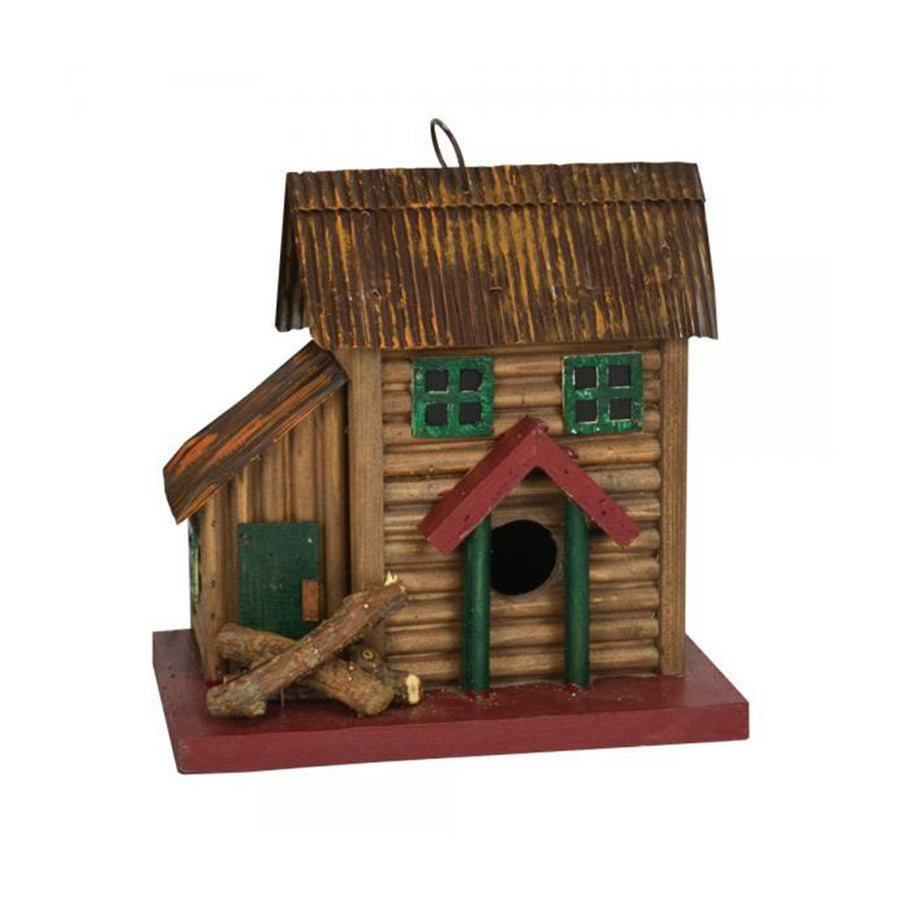 Two-Story Cabin Bird House