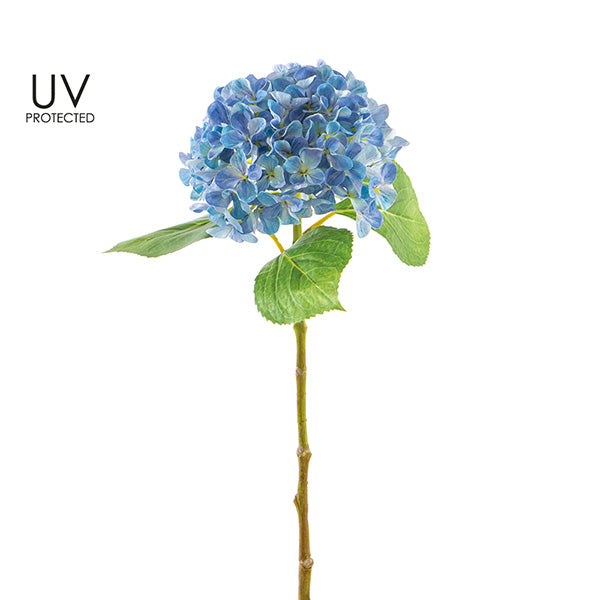 UV Protected Hydrangea Spray Blue