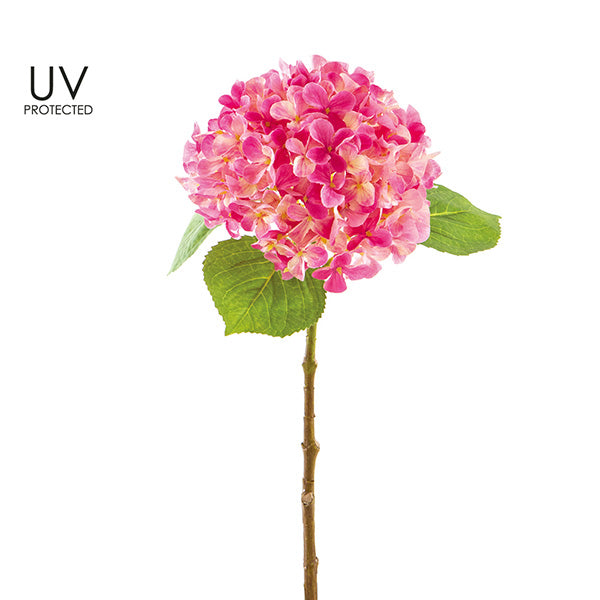 UV Protected Hydrangea Spray Pink