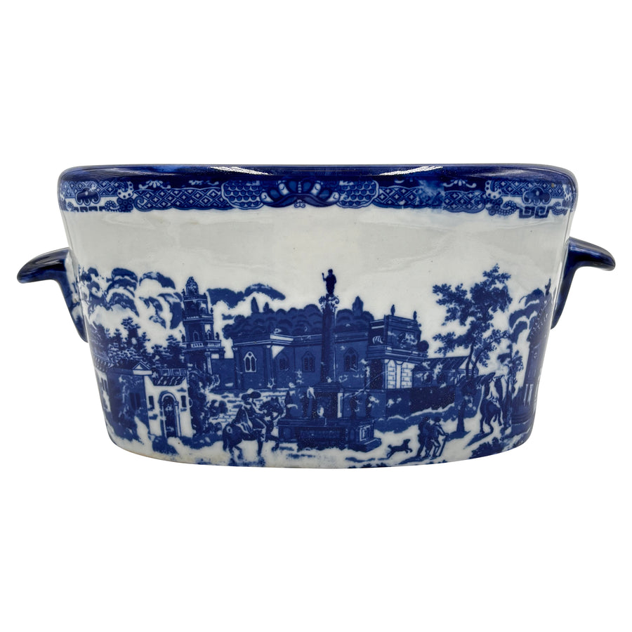 Oval Delftware Planter