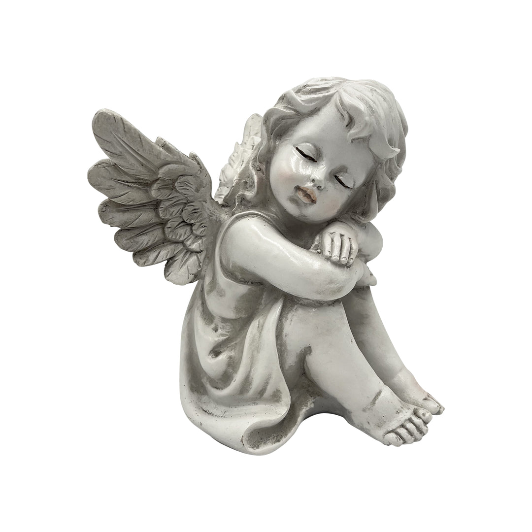Angel Girl Figurine Head in Knees